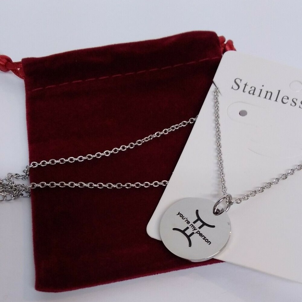 "You're my person" Stainless Steel Necklace